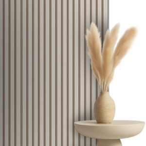 akoestische wandpanelen beige on beige