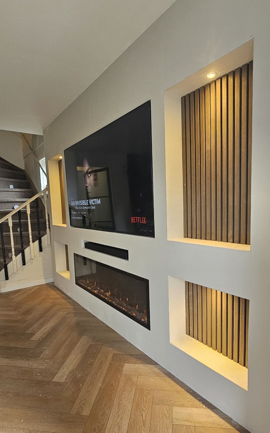 Cinewall in Voorthuizen van opzij